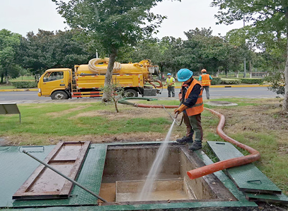 庆元化油池清理